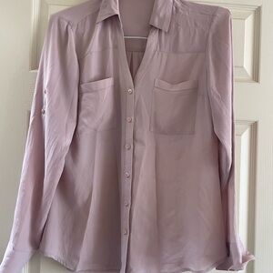 Express Blush Button-Up Shirt